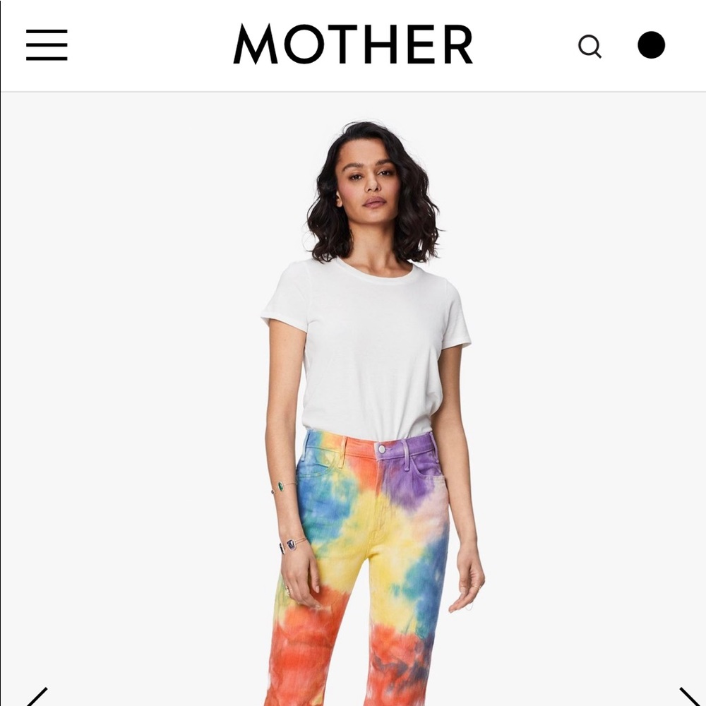 MOTHER BRAND The Hustler Ankle Fray in Mystical AF